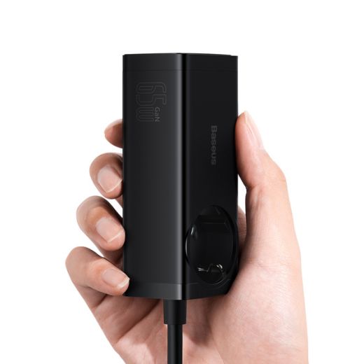 Быстрая зарядка Baseus GaN 3 Pro Desktop Powerstrip 65W Black (PSZM000901)