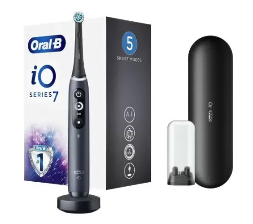 Электрическая зубная щетка Oral-B iO Series 7 Connected Rechargeable Electric Toothbrush Onyx Black (IO7 M7.2B2.2B BK)