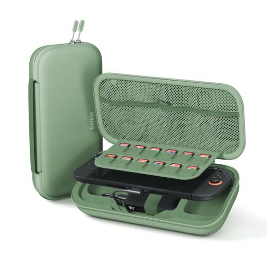 Зарядный чехол Belkin Charging Case Pistachio Green для Nintendo Switch 2 (ENA001fqSE-V1)