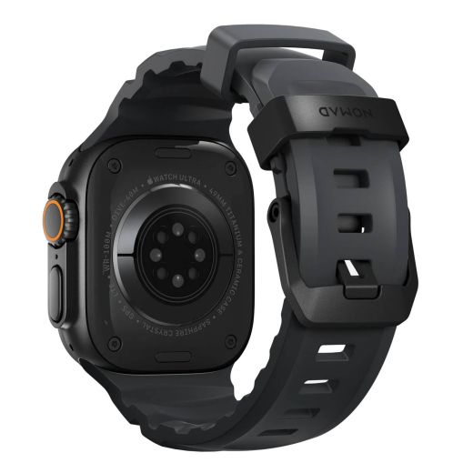 Ремінець Nomad Rocky Point Band Storm / Black Hardware для Apple Watch 49мм | 46мм | 45мм | 44мм (NM014803858)