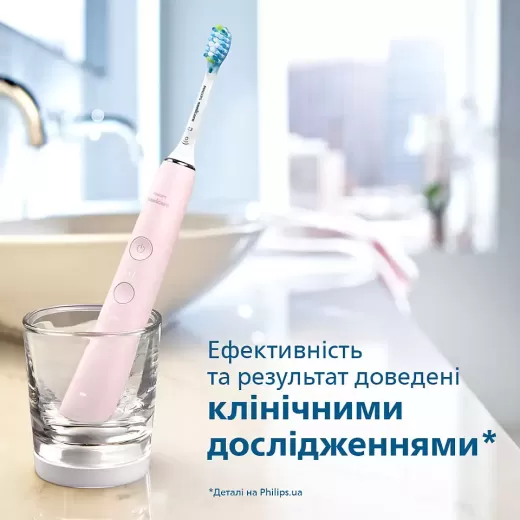 Электрическая звуковая зубная щетка Philips DiamondClean 9000 Pink (HX9911/29)