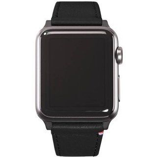 Ремешок Decoded Leather Band Black (D5AW42SP1BK) для Apple Watch 42/44 mm
