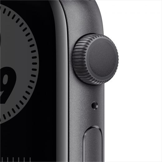 Apple Watch Nike SE GPS 44mm Space Gray Aluminum Case w. Anthracite/Black Nike Sport B. (MYYK2)