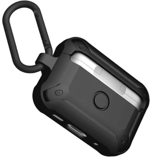 Чохол з карабіном Aulumu A19 AirPods Pro Case with Lock&Keychain Black для AirPods Pro 2 (2022)