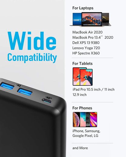 Павербанк (Зовнішній акумулятор) Anker 735 Power Bank (PowerCore 19K for Laptop)