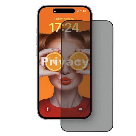 Защитное стекло антишпион Anank 2.5D Privacy Glass для iPhone 16 Pro (2003115)