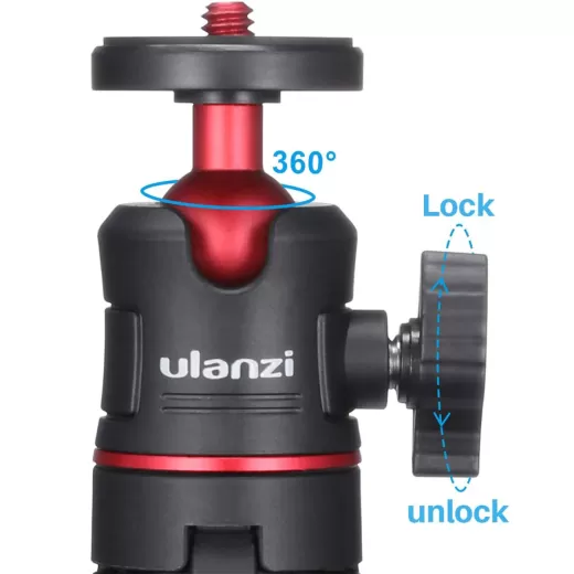 Міні-штатив Ulanzi MT-08 Extendable Handheld Tripod Black