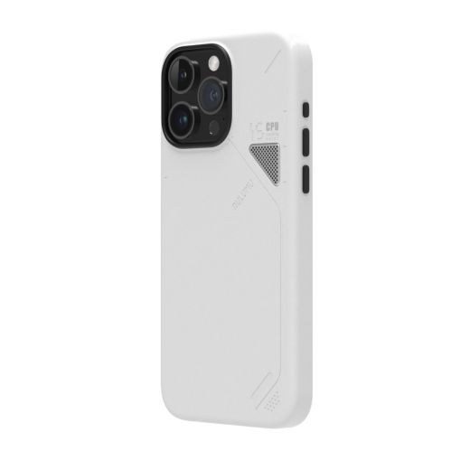 Эко чехол Aulumu A15 Vegan Leather Case White для iPhone 15 Pro Max