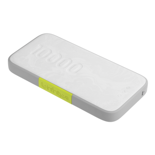 Повербанк із вбудованим кабелем InfinityLab InstantGo 10000 Built-in USB-C Cable White