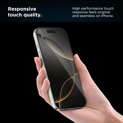 Захисне скло з аплікатором Tech-Protect Quick Set+ 2 шт. Black для iPhone 15 | 16