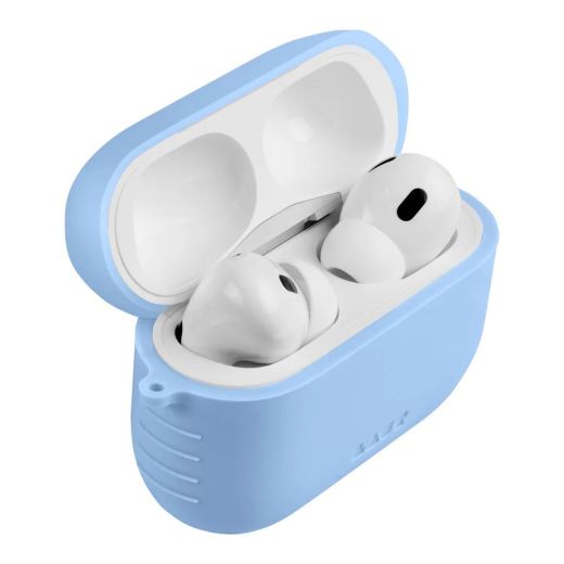 Чехол с карабином Laut POD Powder Blue для AirPods Pro 2nd Gen (L_APP2_POD_PB)