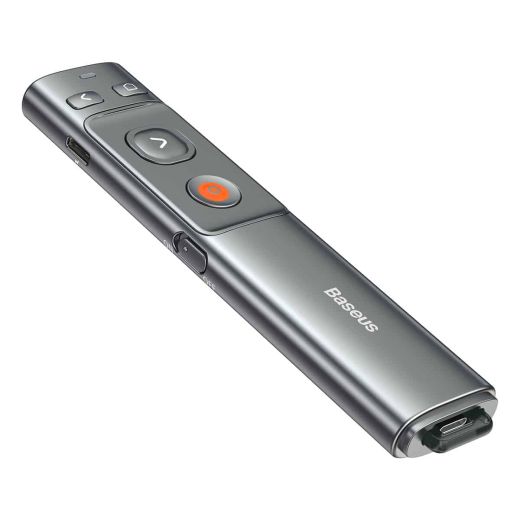 Лазерна вказівка Baseus Orange Dot PPT (Red Laser) Grey (WKCD000013)