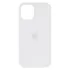 Силиконовый чехол CasePro Silicone Case (High Copy) White для iPhone 15 Plus