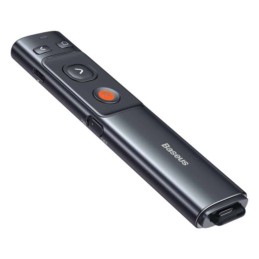 Лазерна указка Baseus Orange Dot Wireless Presenter (Green Laser) Grey (WKCD010013)