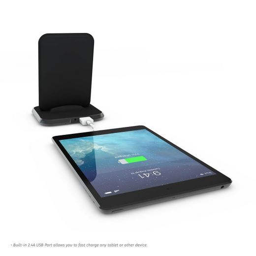 Беспроводная зарядка Zens Stand Aluminium Wireless Charger 10W Black (ZESC13B/00)