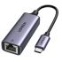 Мережевий адаптер Ugreen Gigabit Ethernet Adapter LAN RJ45 - Type-C Silver (50737)