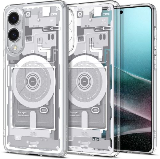 Чохол Spigen Ultra Hybrid Zero One (MagFit) White для Samsung Galaxy S25 Edge (ACS09417)
