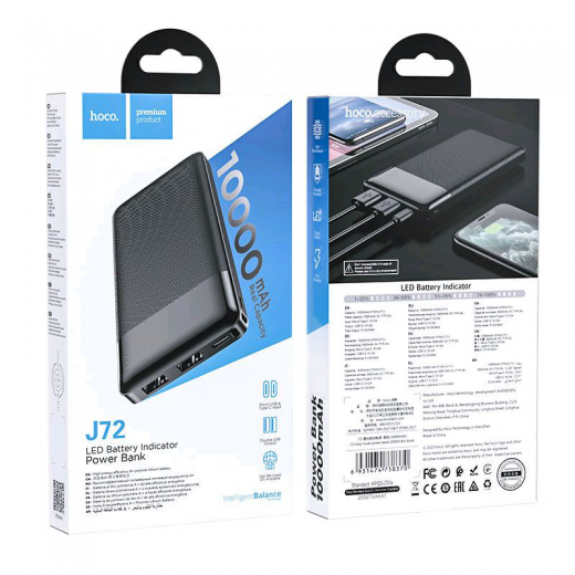 Повербанк Hoco J72 10000 mAh Black