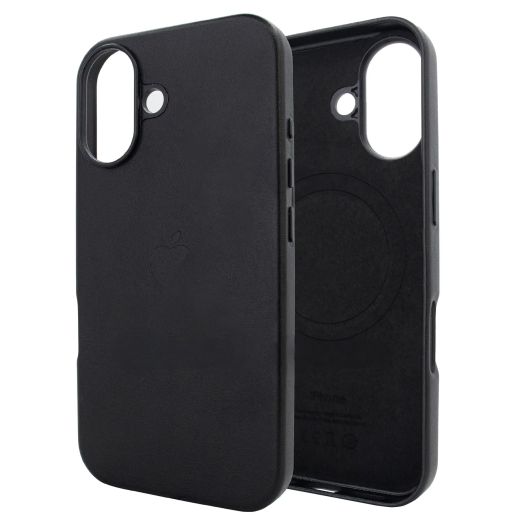 Кожаный чехол CasePro Leather Case with MagSafe Midnight для iPhone 16