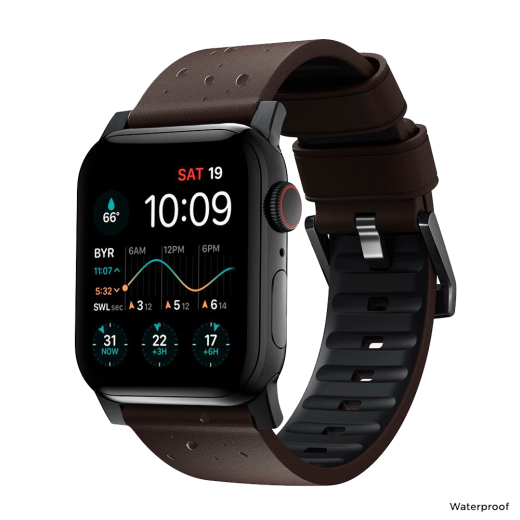 Кожаный ремешок  Nomad Active Band Pro Classic Brown Leather / Black Hardware для Apple Watch 41mm | 40mm