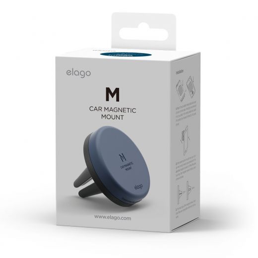 Держатель Elago Magnetic Car Mount Jean Indigo