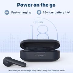 Безпровідні навушники Mobvoi TicPods Free Navy для iPhone, Android