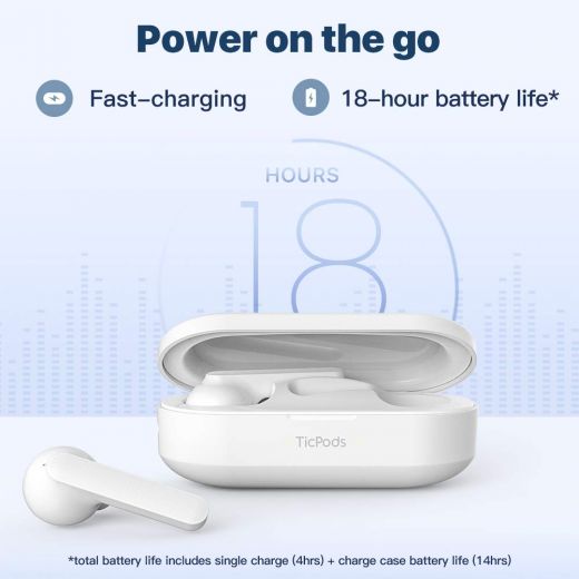 Безпровідні навушники Mobvoi TicPods Free Ice для iPhone, Android