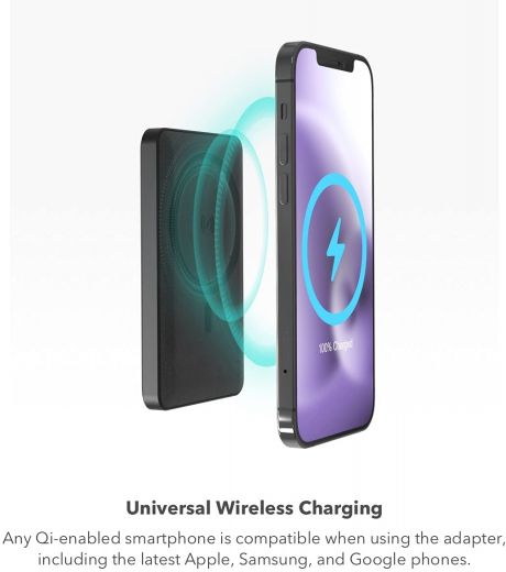 Повербанк з бездротовою зарядкою Mophie Snap + Juice Pack Mini 5000mAh Black