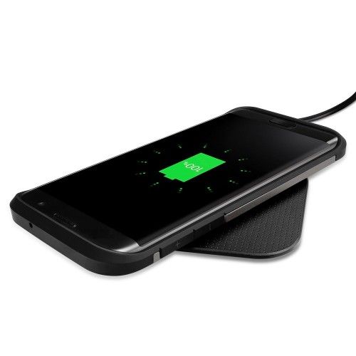 Бездротова зарядка Spigen Essential F302W Black
