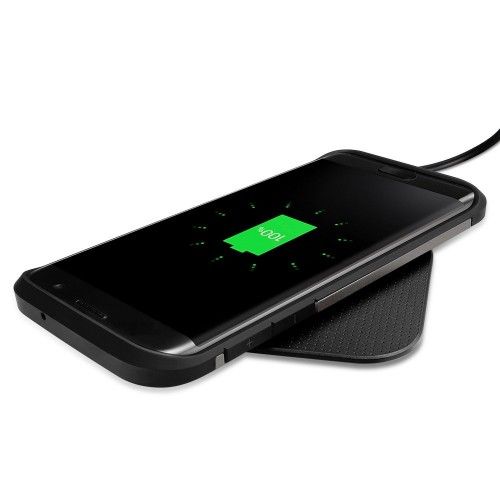 Беспроводная зарядка Spigen Essential F302W Black