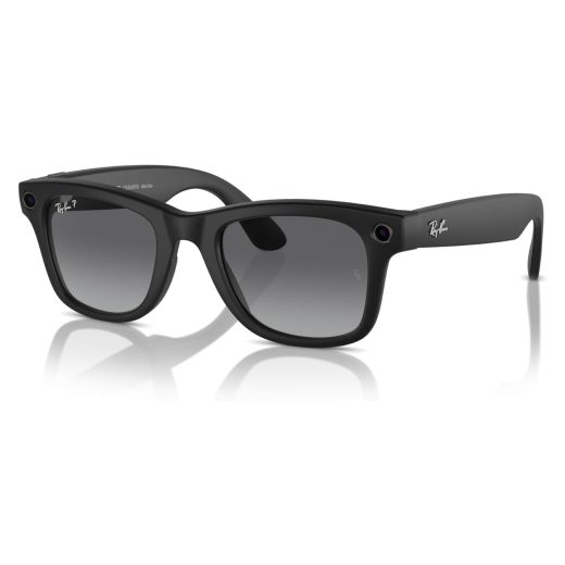 Умные очки с камерой Ray-Ban Meta Wayfarer (Large) Matte Black / Polarized Gradient Graphite