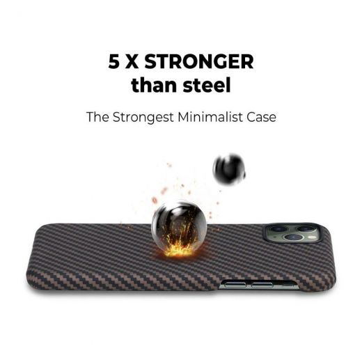 Чехол Pitaka MagEZ Black/Gold (KI1106M) для iPhone 11 Pro Max