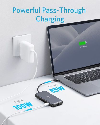 Адаптер Anker 555 USB-C Hub (8-in-1)