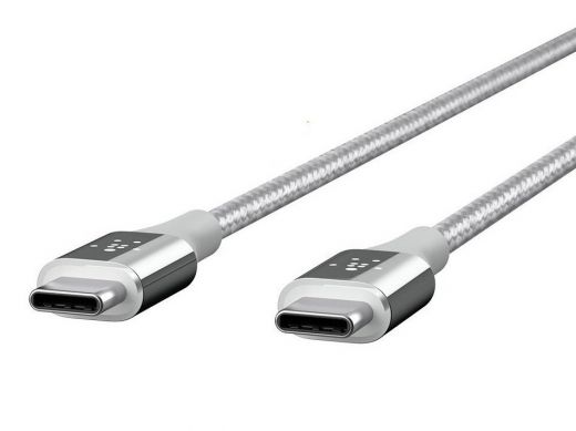 Кабель Belkin Mixit DuraTek Kevlar Type-C 1.2m Silver (f2cu050bt04-slv)