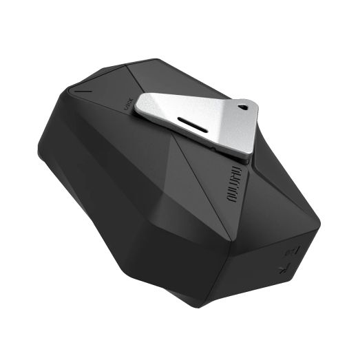 Чохол з ремінцем Aulumu A09 Geometric Case Black для AirPods Pro | Pro 2
