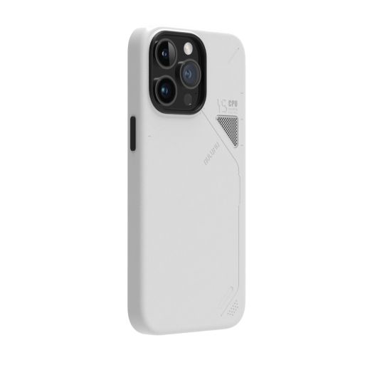 Эко чехол Aulumu A15 Vegan Leather Case White для iPhone 15 Pro Max