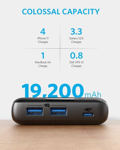 Павербанк (Зовнішній акумулятор) Anker 735 Power Bank (PowerCore 19K for Laptop)