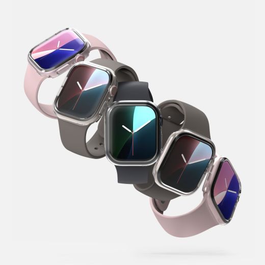 Чехол Ringke Slim 2 шт. Clear/Matte Black для Apple Watch 10 (42мм)
