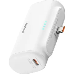 Повербанк Baseus Compact Fast Charging Power Bank Type-C Edition 5000mAh 20W White (P10068306213-00)