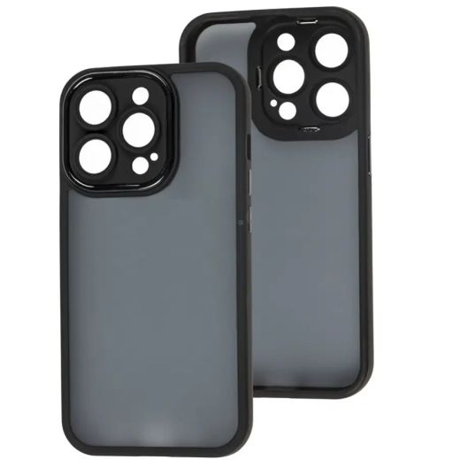 Прозорий чохол Rock Protection Case Crystal Black для iPhone 16 Pro Max