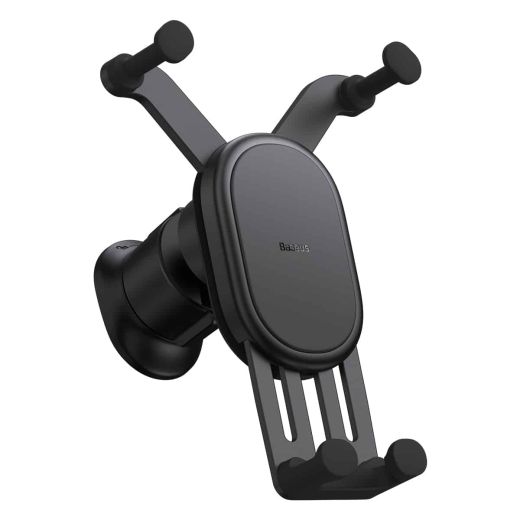 Держатель для телефона в машину Baseus Stable Gravitational Car Mount Air (Air Outlet Version) Black (SUWX020001)