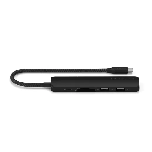 Адаптер Satechi 6 в 1 USB-C Slim Multiport Adapter Black (ST-P6SK)