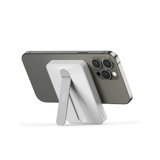 Повербанк ESR 6000mAh Kickstand Wireless Power Bank (HaloLock) White