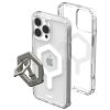 Протиударний чохол з підставкою UAG Plyo MagSafe Ice White plus Titanium Ring для iPhone 16 Pro Max (1144811BV01)