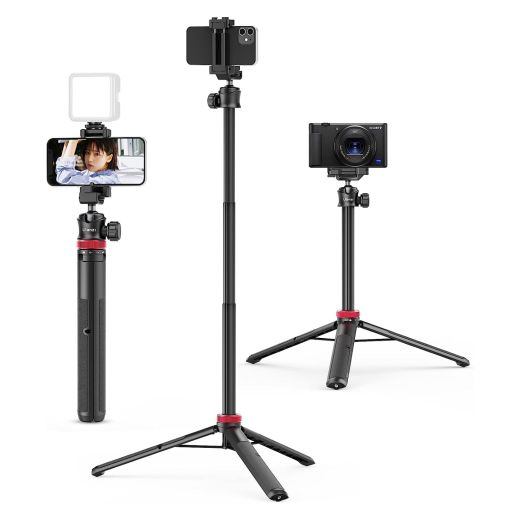 Штатив-селфи палка для телефона ULANZI MT-44 Extendable Phone Tripod Black