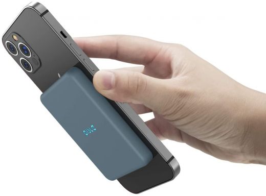 Повербанк OISLE Magnetic Wireless Power Bank Portable Charger Blue для iPhone 12 | 12 mini | 12pro | 12pro max