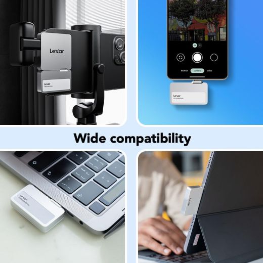 Зовнішній накопичувач Lexar 1TB Professional Go Portable SSD w/Hub