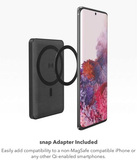 Повербанк з бездротовою зарядкою Mophie Snap + Juice Pack Mini 5000mAh Black