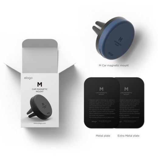 Тримач Elago Magnetic Car Mount Jean Indigo