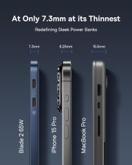 Повербанк Baseus Blade2 12000mAh 65W Power Bank Blue (P10063801323-00)